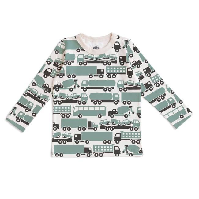 Long Sleeve Tee - Big Rigs Surf Blue