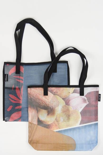 Repurposed All Purpose Banner Tote - Mesh
