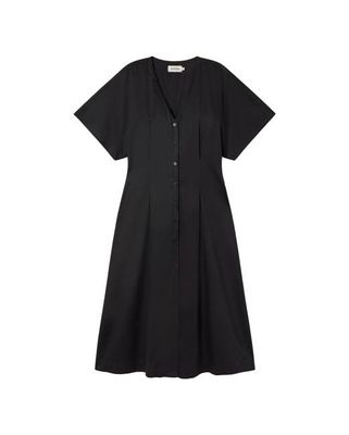 Black tight waist Laura dress