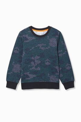 Blue Camo Crew - FINAL SALE