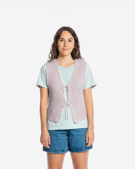 Tie Vest lavender