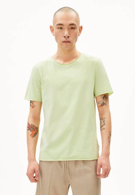 JAAMES BRUSHED T-SHIRT | green ash