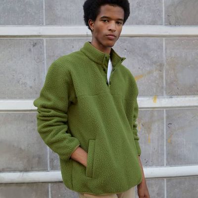 The ReNew Fleece Pullover | Moss