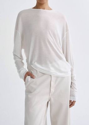 Sasha Tee (Tencel Jersey) in Gesso