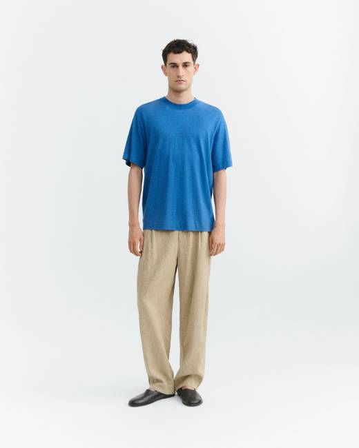 Roy hemp blue t-shirt