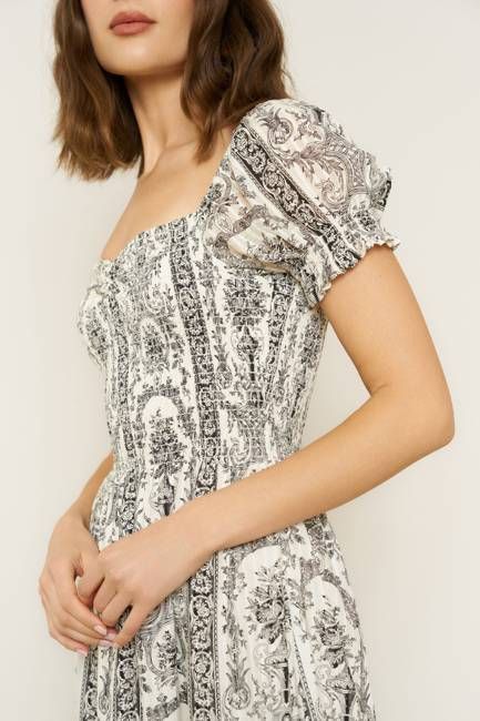 Harper Dress in Venetian Print