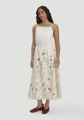 A-line midi dress made from pure organic cotton