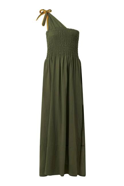 BOMA OC Seersucker Dress - Khaki