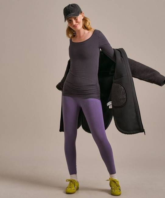 Horizon Rib Long Sleeve Top