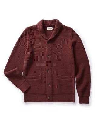 The Crawford Sweater in Black Cherry