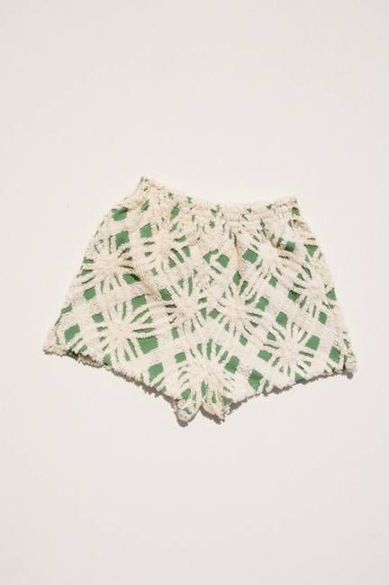 Chenille Field Shorts - Trellis (XS and S)