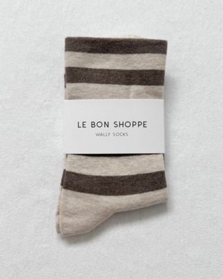 Wally Socks - Brown Stripe