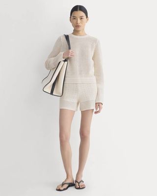 Open-Knit Short in Everyday Cotton | Canvas