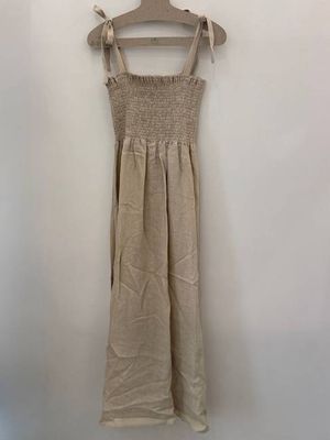 Sample Sale Sophie Dress in Oatmeal Linen