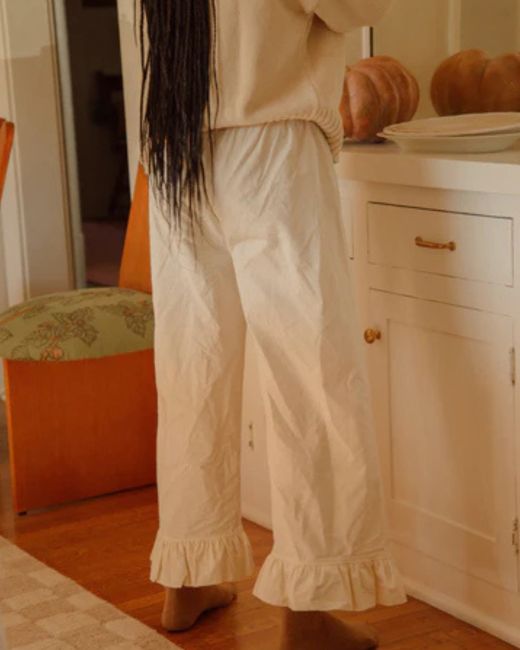 Boxer Pant - Cream