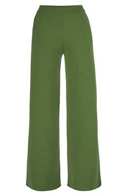 Bene 100% Merino Wide Pants Olive Green
