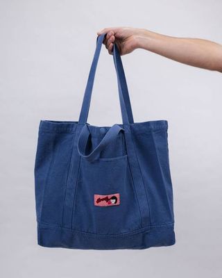 Cotton Tote Bag Blue