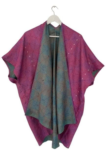 Vintage Silk Trudi Poncho No.54 Jodhpur Edit