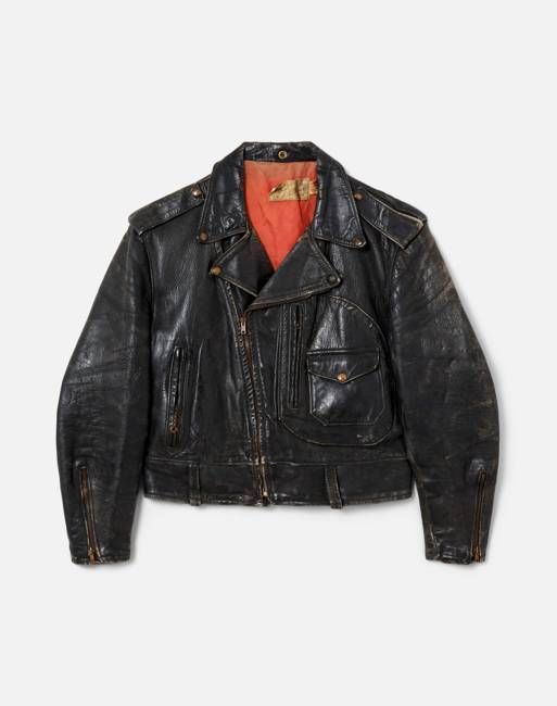 50s Leather Moto Jacket- #24