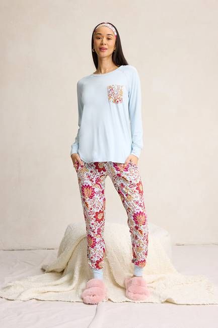 Relaxed Long Sleeve Harem Set