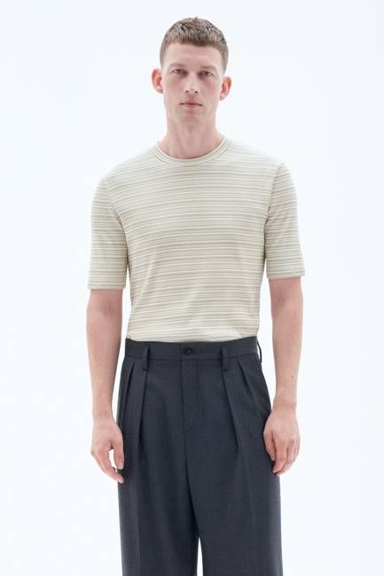 Striped Rib Tee