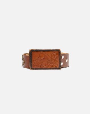 70s Studded Horse Belt -#22