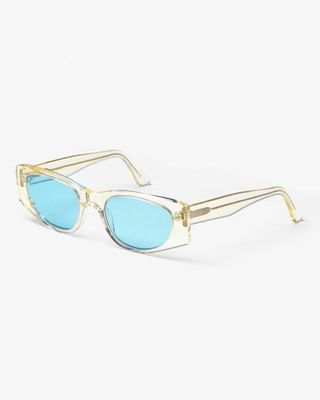 Sunglass 08 - Soft Yellow - Blue