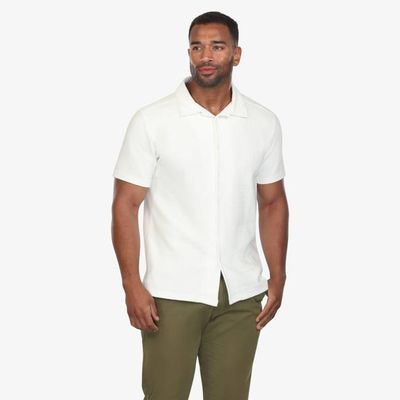 The Executive Camp Collar Knitted Shirt