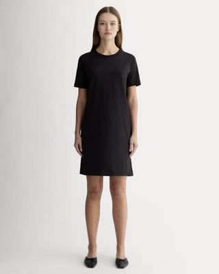 The Organic Cotton Weekend Tee Dress | Black