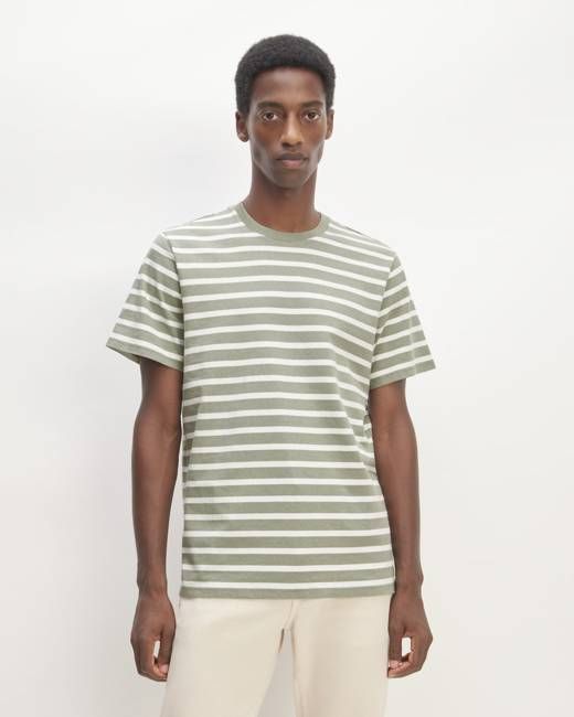 The Premium-Weight Crew | Uniform | Mariner Stripe / Shadow / Bone