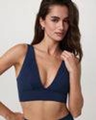 Vuori AllTheFeels™ Triangle Bra | Women's Blue Coast Bra | Vuori