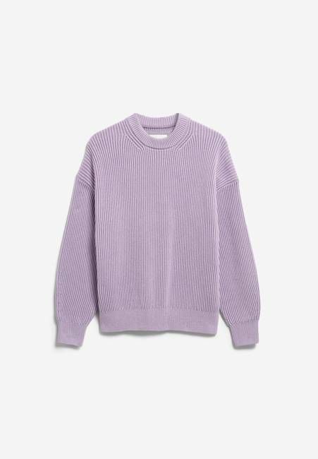 VANISÉ RIB-KNIT SWEATER | moonlit lilac-dark moonlit lilac