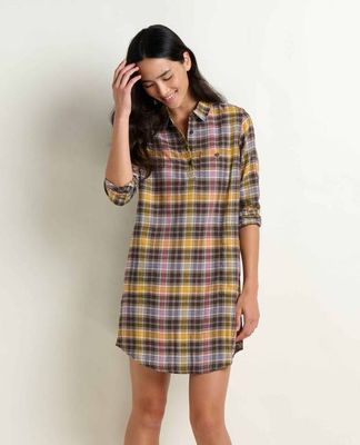 Re-Form Flannel Shirtdress