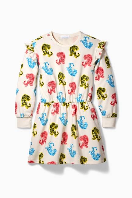 Tiger Ruffle Dress - FINAL SALE