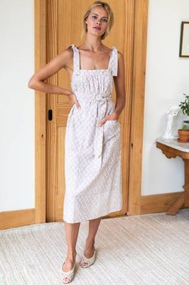 Izzy Long Dress - Sisters Egret Organic