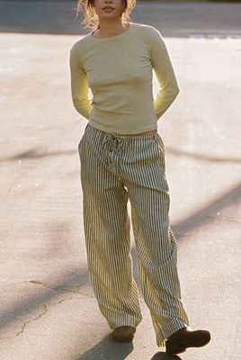 Laundered Stripe Pant