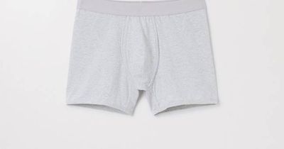 Grey Melange Boxer Brief | Soft Organic Cotton Stretch | Asket