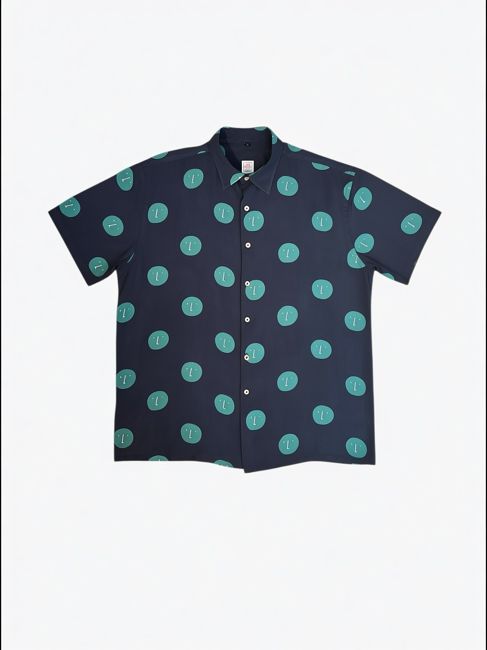 CAMISA GASSET FACES VERDE