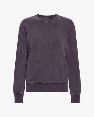 Women Classic Organic Crew - Faded Grape