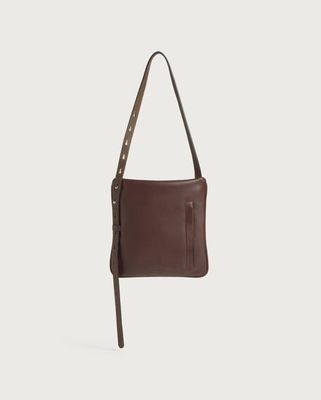 Brown leather Bonbon shoulder bag