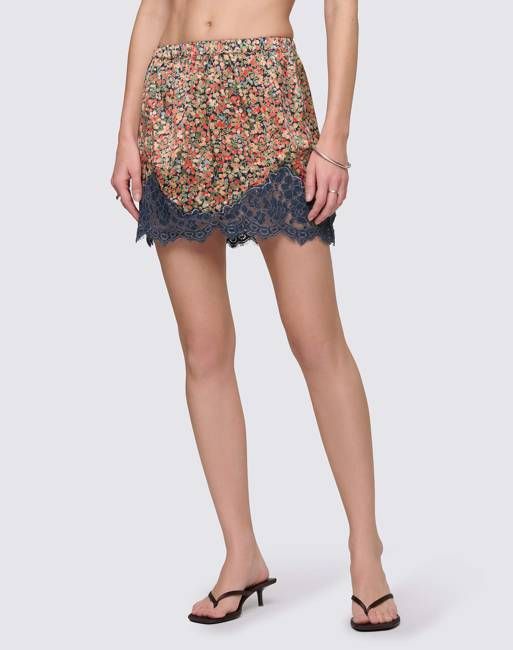 Alexia Slip Skirt - Fruit Punch