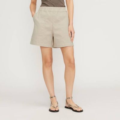 The Organic Pull-On Short | Sandstone
