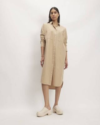The Midi Cotton Shirt Dress | Cornstalk