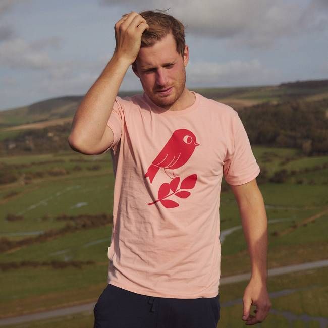 matt sewell red bird organic tee