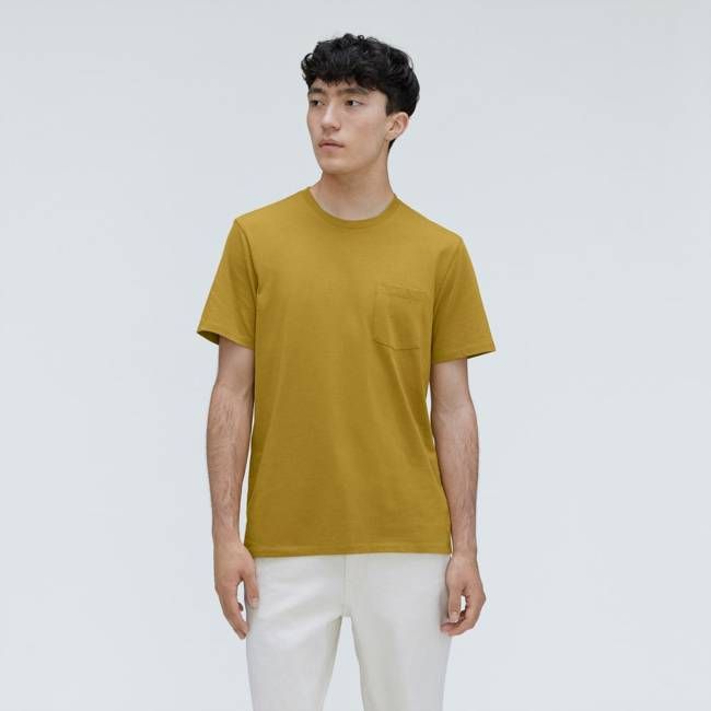 The Organic Cotton Pocket Tee | Golden Palm