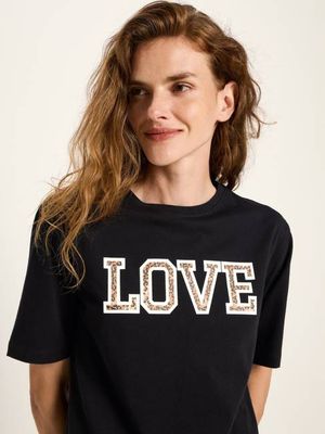 Statement shirt LOVE (GOTS)