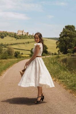 Diane Dress, Ruffle Sleeve