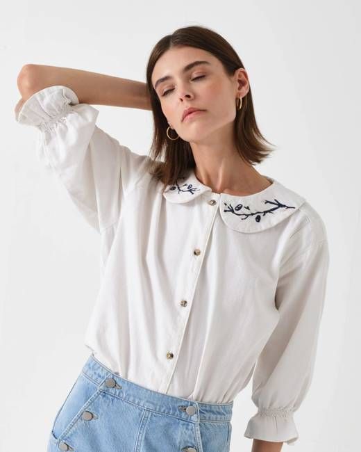 Seventy + Mochi Bella Blouse In White