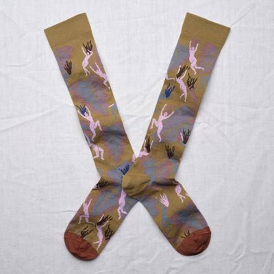 Bonne Maison Long Nude Socks