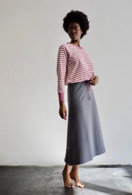 orla skirt / thunder grey — Noctu